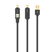 Orico LTE-10 Flat Lightning And MicroUSB To USB 1m Cable