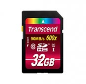 transend SHXC-SDHC Class 10 600x 32GB ram