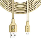 Anker PowerLine 3m Golden Mini USB Cable