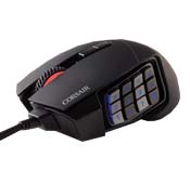 Corsair Scimitar RGB Optical Black MOBA-MMO Gaming Mouse