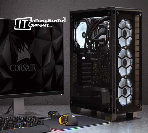 کیس کامپیوتر کورسیر کریستال آر جی بی 460X