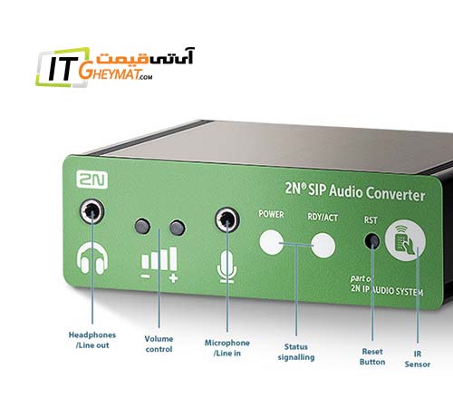 مبدل آی پی به آنالوگ 2 ان SIP Audio Converter