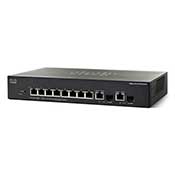 Cisco SF302-08MP 8-Port 10 100 Max PoE Managed Switch with GB Uplinks