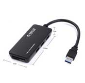 Orico H3TS-U3 USB 3.0 3 Port USB Hub with Memory Card Reader