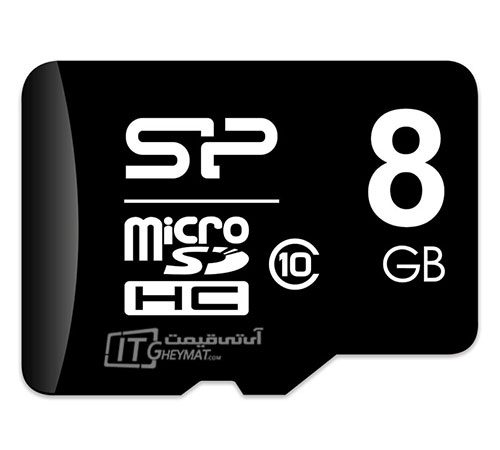کارت حافظه میکرو اس دی سیلیکون پاور SDHC 8GB Class 10