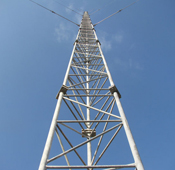 no name G35 Trihedral Guyed Tower Installation 