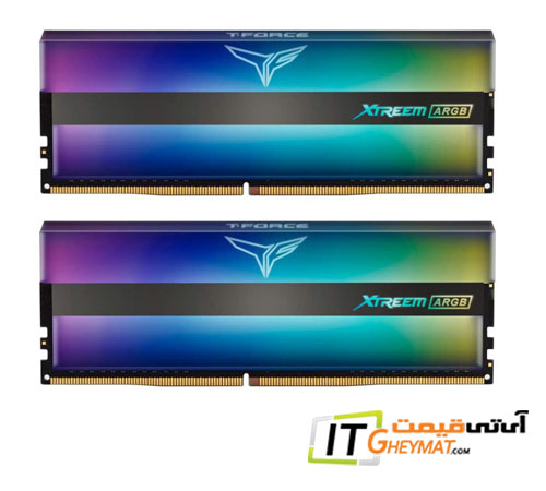 رم تیم گروپ XTREEM ARGB 16GB 8GBX2 3200MHz CL16 DDR4