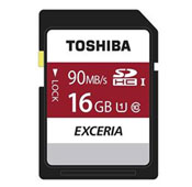 Toshiba Exceria N302 16GB UHS-I U1 Class 10 90MBps SDHC Card