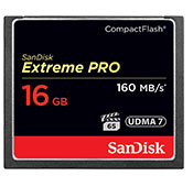 SanDisk Extreme 1067X 160MBps 16GB CompactFlash