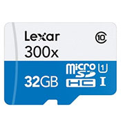 Lexar High-Performance 32GB UHS-I U1 Class 10 45MBps 300X microSDHC Card