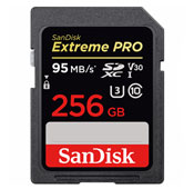 SanDisk Extreme Pro V30 UHS-I U3 Class 10 95MBps SDXC Card