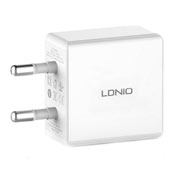 LDNIO DL-AC200 2.1A Dual USB Travel Charger With Lightning Cable