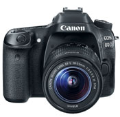 Canon EOS 80D Digital Camera With 18-55mm f-3.5-5.6 IS STM Lens