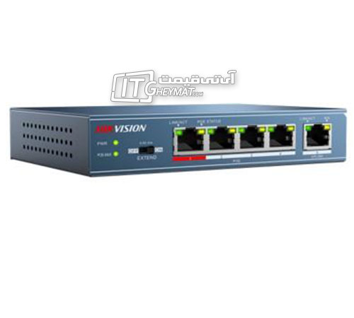 سوئیچ شبکه هایک ویژن 5 پورت DS-3E0105P-E