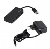BAFO 4 Port USB3.0 HUB With Power Adapter
