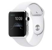 Apple Watch 2 38mm Stainless Steel Case with White Sport Band
