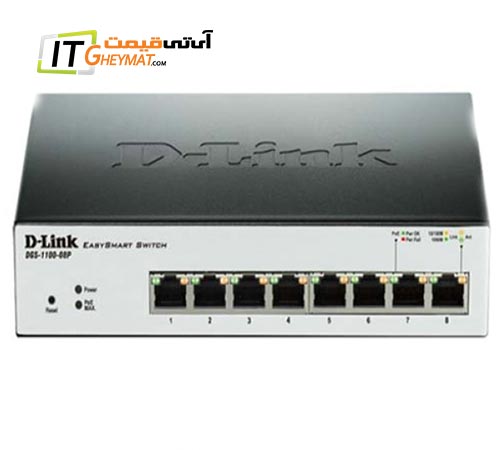 سوئیچ شبکه دی لینک DGS-1100-08