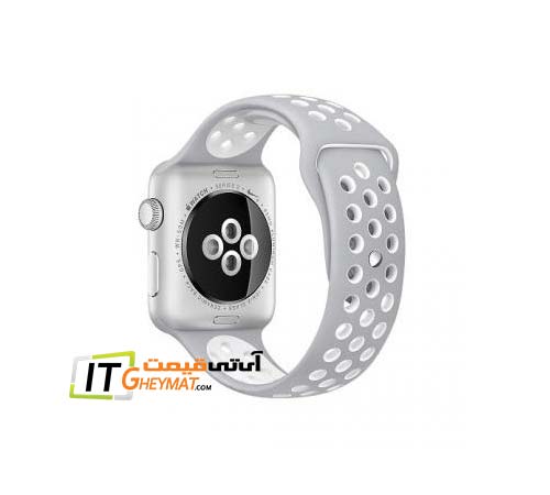 ساعت هوشمند اپل نایک پلاس 42 Silver White Nike