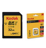 Kodak 32GB C10 UHS-I U3 SDHC Memory Card