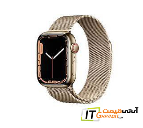 ساعت هوشمند اپل Series 7 GPS 41mm Gold Stainless Steel