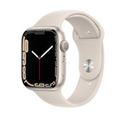 apple Series 7 GPS 45mm Starlight Aluminum smart watch