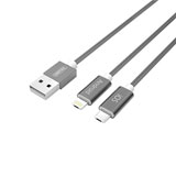 Unitek USB2 1.5m Y-C4023 Micro USB and Lightning Cable
