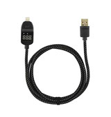 Apple Lightning Cable with Power and Voltage Display
