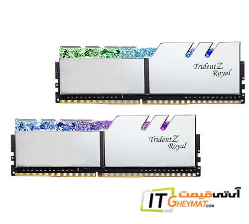 رم کامپیوتر جی اسکیل Trident Z Royal GTRS DDR4 16GB 3600MHz CL18 Dual Channel