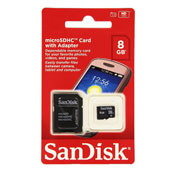 SanDisk 8GB C10 MicroSDHC Memory Card